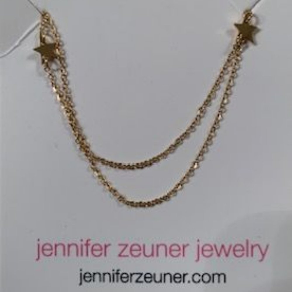 Jennifer Zeuner Star Double Necklace